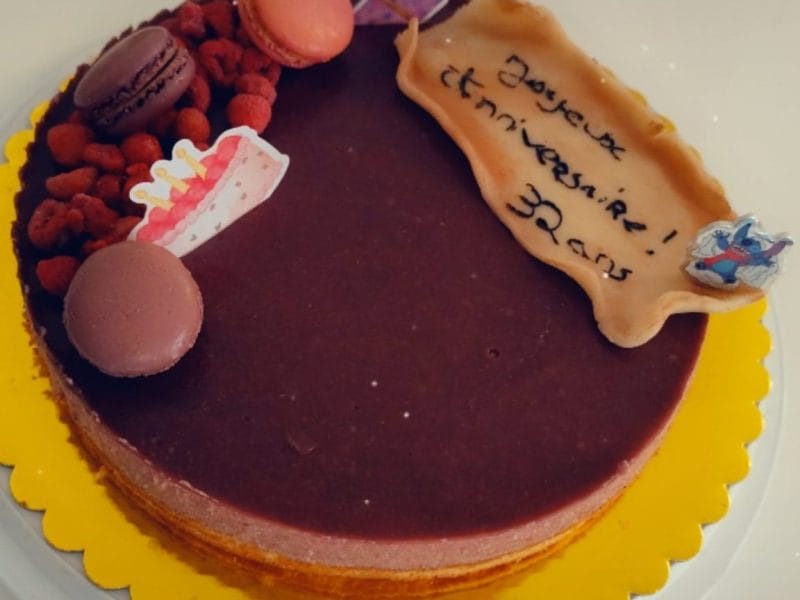 Cliquez pour zoomer ! Bavarois aux framboises Thermomix par jennifer_157