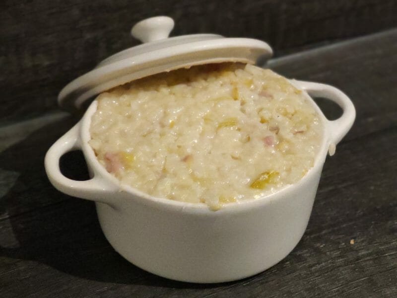 Cliquez pour zoomer ! Risotto poireaux et lardons Thermomix par ina_2