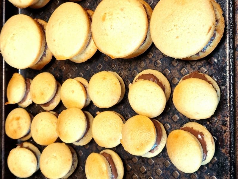 Cliquez pour zoomer ! Tronches de Cake au nutella Thermomix par Paméla