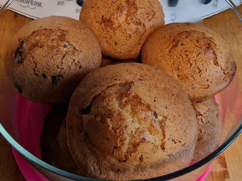 Cliquez pour zoomer ! Muffins aux pépites de chocolat Thermomix par Paméla