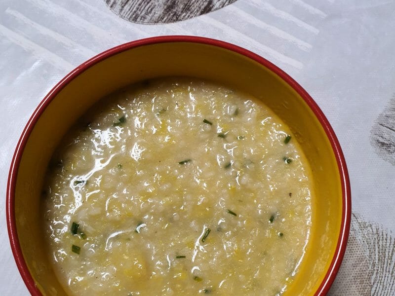 Cliquez pour zoomer ! Soupe de poireaux à la ciboulette Thermomix par Paméla