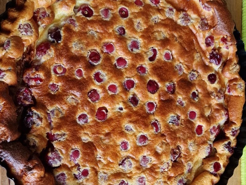 Cliquez pour zoomer ! Clafoutis aux cerises Thermomix par Paméla
