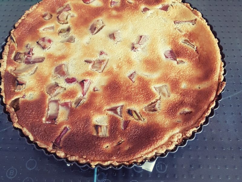 Cliquez pour zoomer ! Tarte à la rhubarbe Thermomix par rosaly