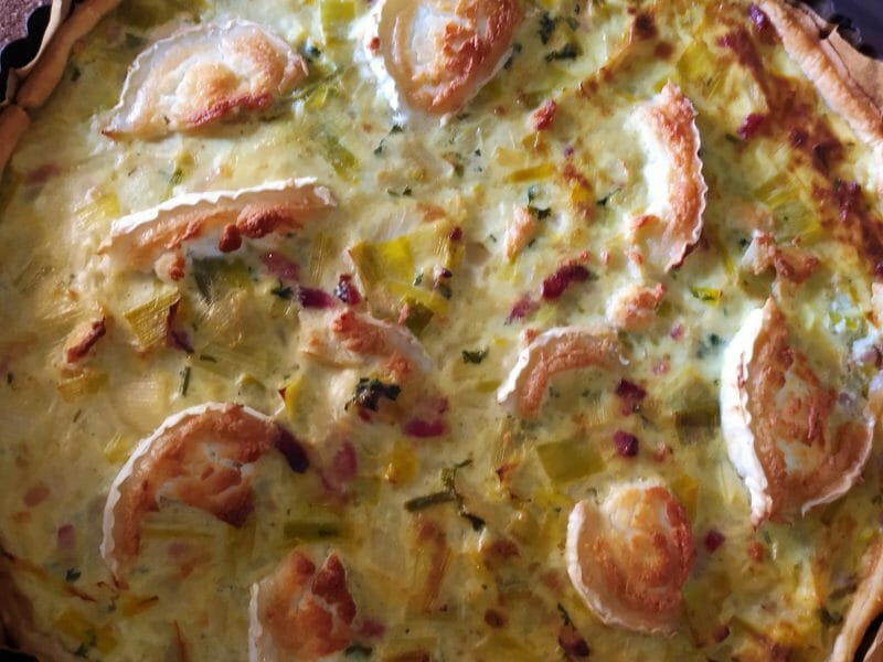 Cliquez pour zoomer ! Tarte aux poireaux Thermomix par systo