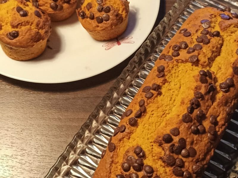 Cliquez pour zoomer ! Banana bread à la patate douce Thermomix par systo
