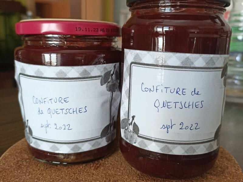 Cliquez pour zoomer ! Confiture de quetsches à la cannelle Thermomix par systo