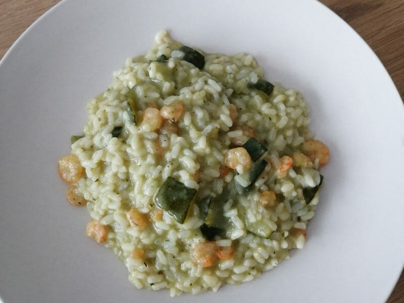 Cliquez pour zoomer ! Risotto courgettes et crevettes Thermomix par e.f.z