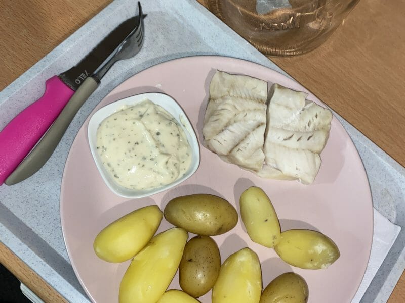 Cliquez pour zoomer ! Filet de cabillaud et sa sauce persillée Thermomix par doudou13821