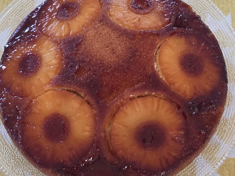 Cliquez pour zoomer ! Gâteau renversé à l’ananas Thermomix par natou97411