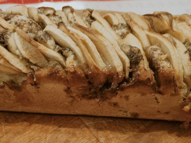 Cliquez pour zoomer ! Cake aux pommes à l’ancienne Thermomix par natou97411