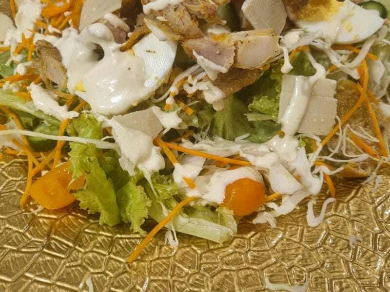 Cliquez pour zoomer ! Salade César Thermomix par natou97411