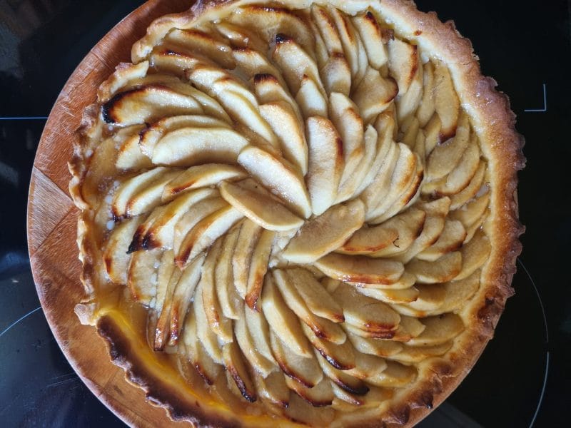 Cliquez pour zoomer ! Tarte aux pommes alsacienne Thermomix par natou97411