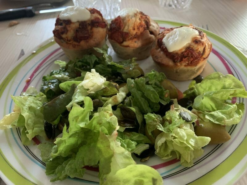 Cliquez pour zoomer ! Muffins salés façon pizza Thermomix par julie_449