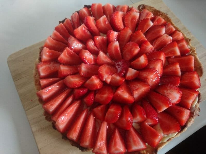 Cliquez pour zoomer ! Tarte aux fraises Thermomix par laura22