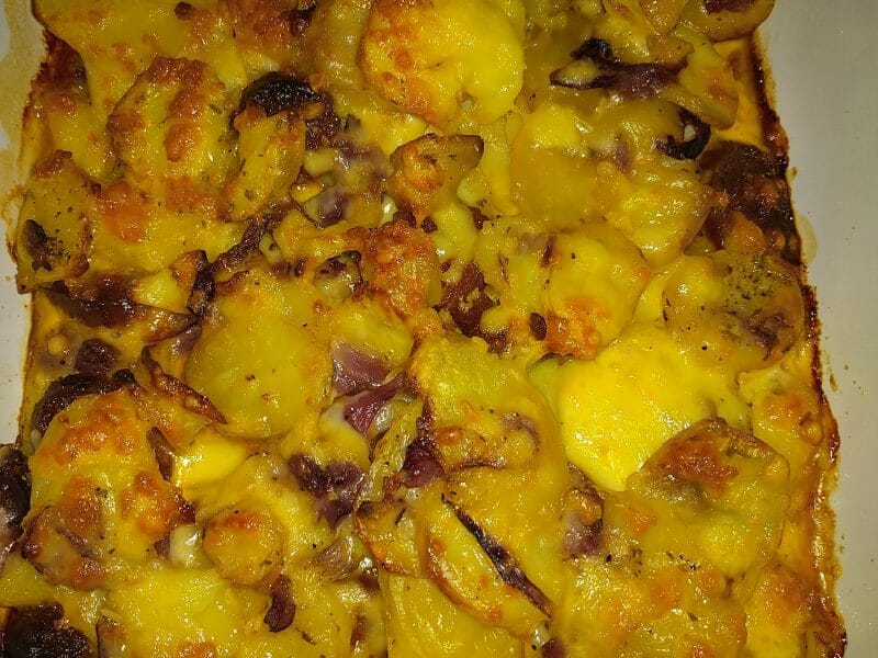 Cliquez pour zoomer ! Gratin de pommes de terre au chorizo Thermomix par capucine80