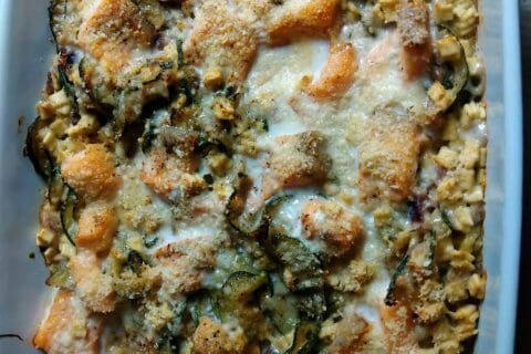 Cliquez pour zoomer ! Gratin de perles, saumon et courgettes Thermomix par capucine80