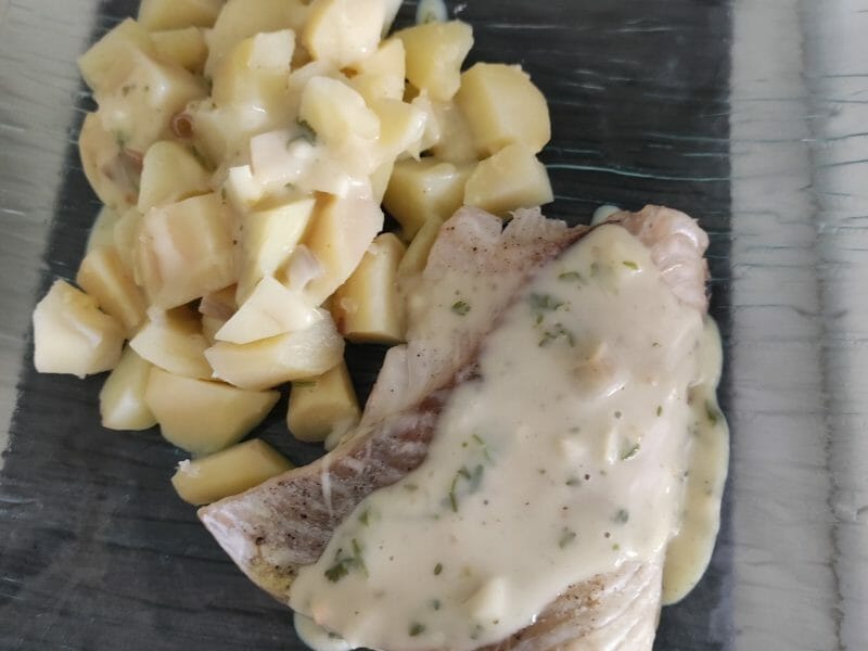 Cliquez pour zoomer ! Filet de cabillaud et sa sauce persillée Thermomix par capucine80