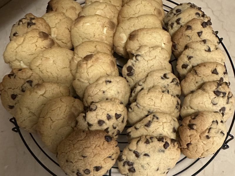 Cliquez pour zoomer ! Cookies aux pépites de chocolat blanc Thermomix par Magwem