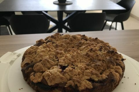 Cliquez pour zoomer ! Crumb cake aux prunes Thermomix par Magwem