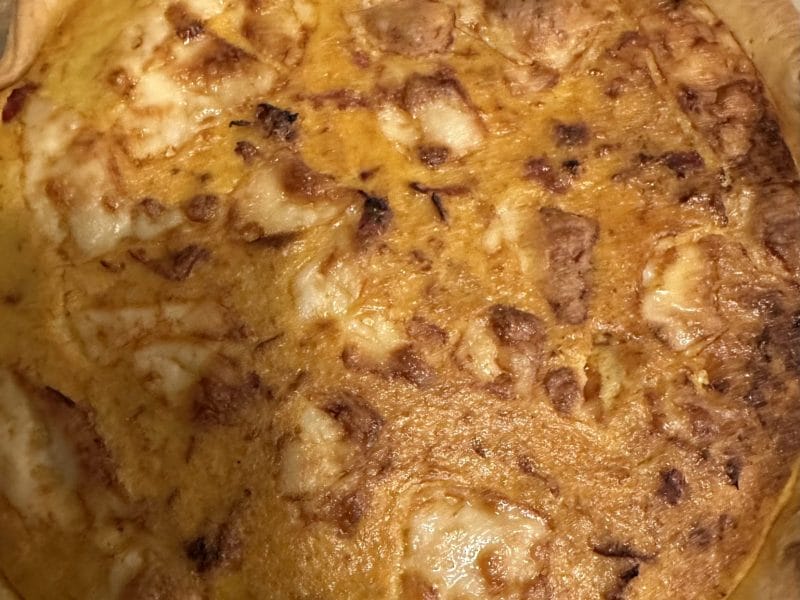 Cliquez pour zoomer ! Quiche fenouil, chèvre et chorizo Thermomix par Magwem
