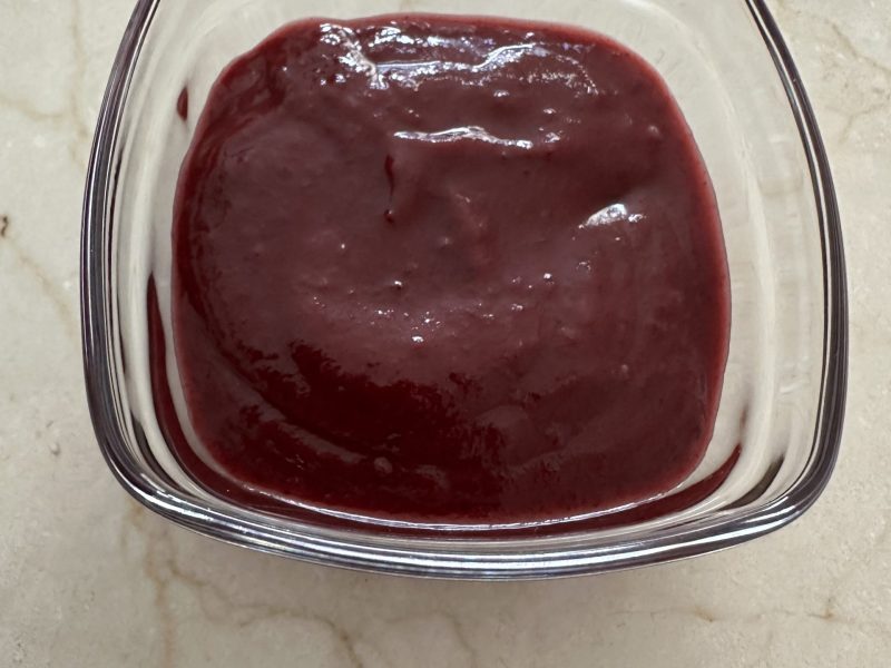 Cliquez pour zoomer ! Compote pommes myrtilles Thermomix par Magwem