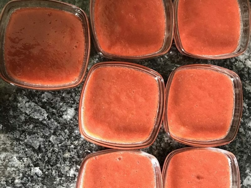 Cliquez pour zoomer ! Compote fraise rhubarbe Thermomix par Magwem