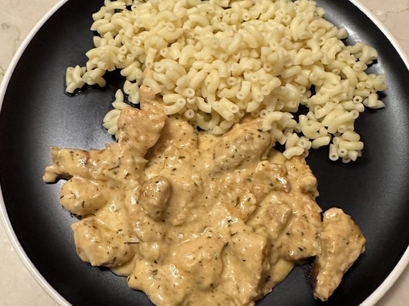 Cliquez pour zoomer ! Poulet sauce crémeuse au citron Thermomix par Magwem
