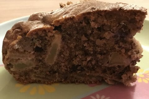 Cliquez pour zoomer ! Gâteau aux pommes, noix et raisins secs Thermomix par Magwem