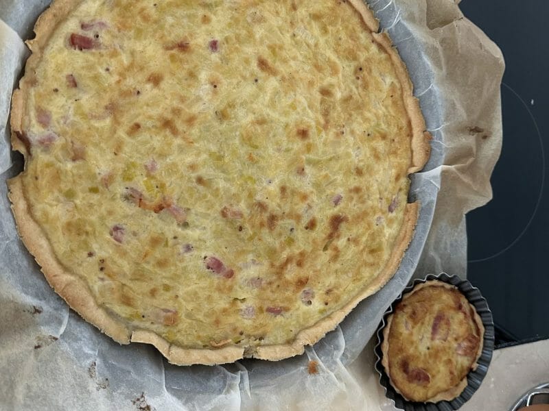 Cliquez pour zoomer ! Tarte aux poireaux Thermomix par Magwem