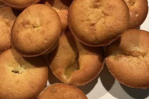 Cliquez pour zoomer ! Fondants au citron, coeur de lemon curd Thermomix par Magwem
