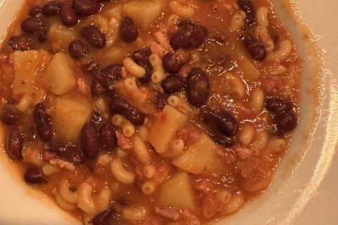 Cliquez pour zoomer ! Soupe aux haricots rouges et coquillettes Thermomix par Magwem