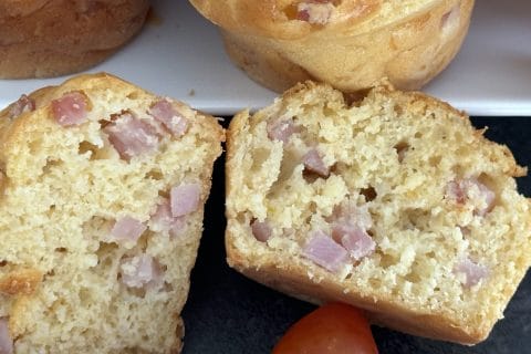 Cliquez pour zoomer ! Mini muffins au jambon et olives vertes Thermomix par Magwem