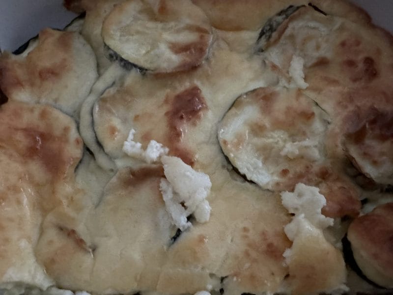 Cliquez pour zoomer ! Clafoutis courgettes et feta Thermomix par Magwem