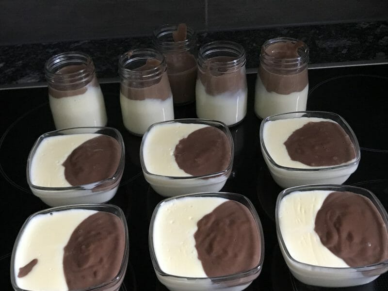 Cliquez pour zoomer ! Crème dessert au deux saveurs Thermomix par Magwem