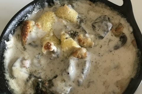 Cliquez pour zoomer ! Cassolettes de champignons aux petits lardons Thermomix par Magwem