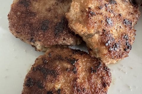 Cliquez pour zoomer ! Steak haché de boeuf au fromage Thermomix par Magwem