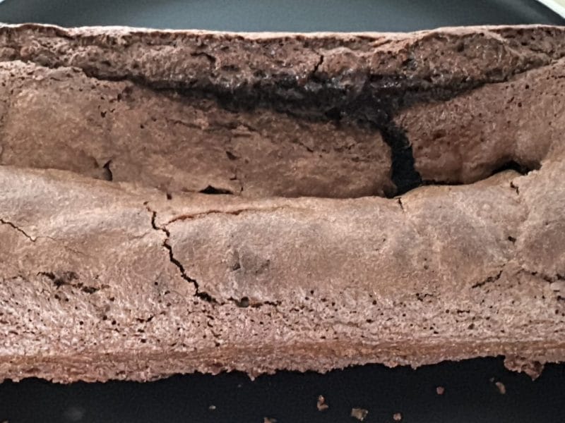 Cliquez pour zoomer ! Cake fondant choco-rhum Thermomix par Magwem