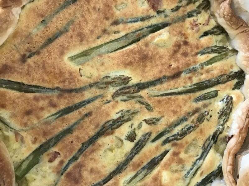 Cliquez pour zoomer ! Tarte asperges et ricotta Thermomix par Magwem