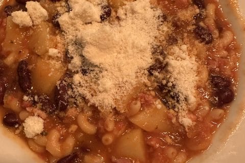 Cliquez pour zoomer ! Soupe aux haricots rouges et coquillettes Thermomix par Magwem