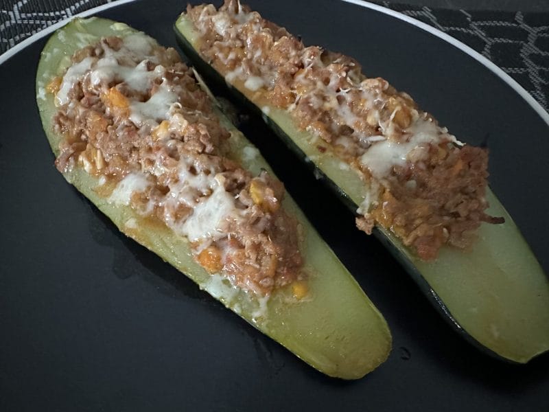 Cliquez pour zoomer ! Courgettes farcies à la viande hachée Thermomix par Magwem