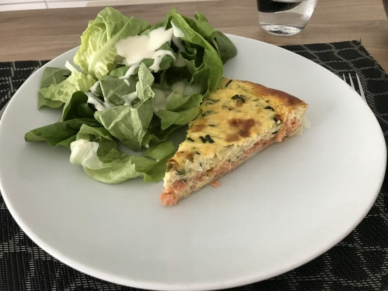 Cliquez pour zoomer ! Quiche saumon et courgettes Thermomix par Magwem