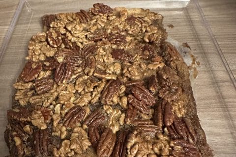 Cliquez pour zoomer ! Carrés pécan et sirop d’érable Thermomix par Magwem