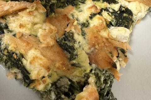 Cliquez pour zoomer ! Tarte épinards, saumon et chèvre Thermomix par Magwem