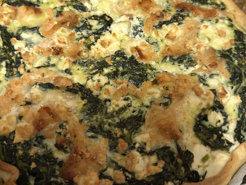 Cliquez pour zoomer ! Tarte épinards, saumon et chèvre Thermomix par Magwem