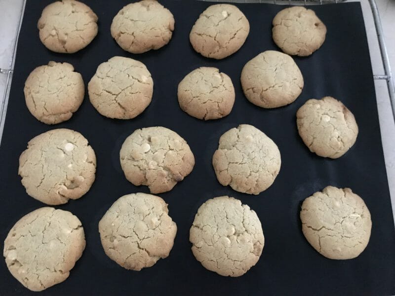 Cliquez pour zoomer ! Cookies aux pépites de chocolat blanc Thermomix par Magwem