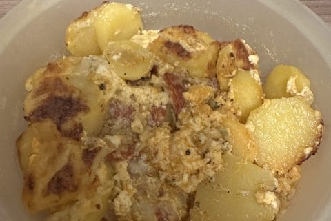 Cliquez pour zoomer ! Gratin de pommes de terre au chorizo Thermomix par Magwem