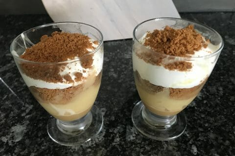 Cliquez pour zoomer ! Verrines pommes caramel et spéculoos au Thermomix