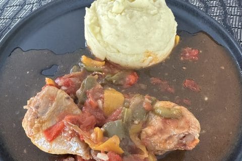 Cliquez pour zoomer ! Poulet au chilindrón Thermomix par Magwem