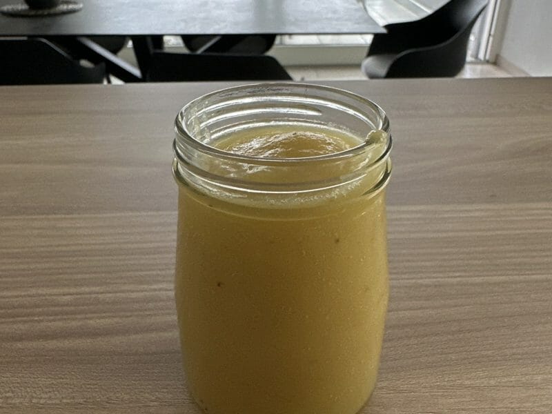 Cliquez pour zoomer ! Compote de pommes, bananes et miel Thermomix par Magwem