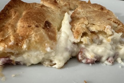 Cliquez pour zoomer ! Tourte lardons et comté Thermomix par Magwem